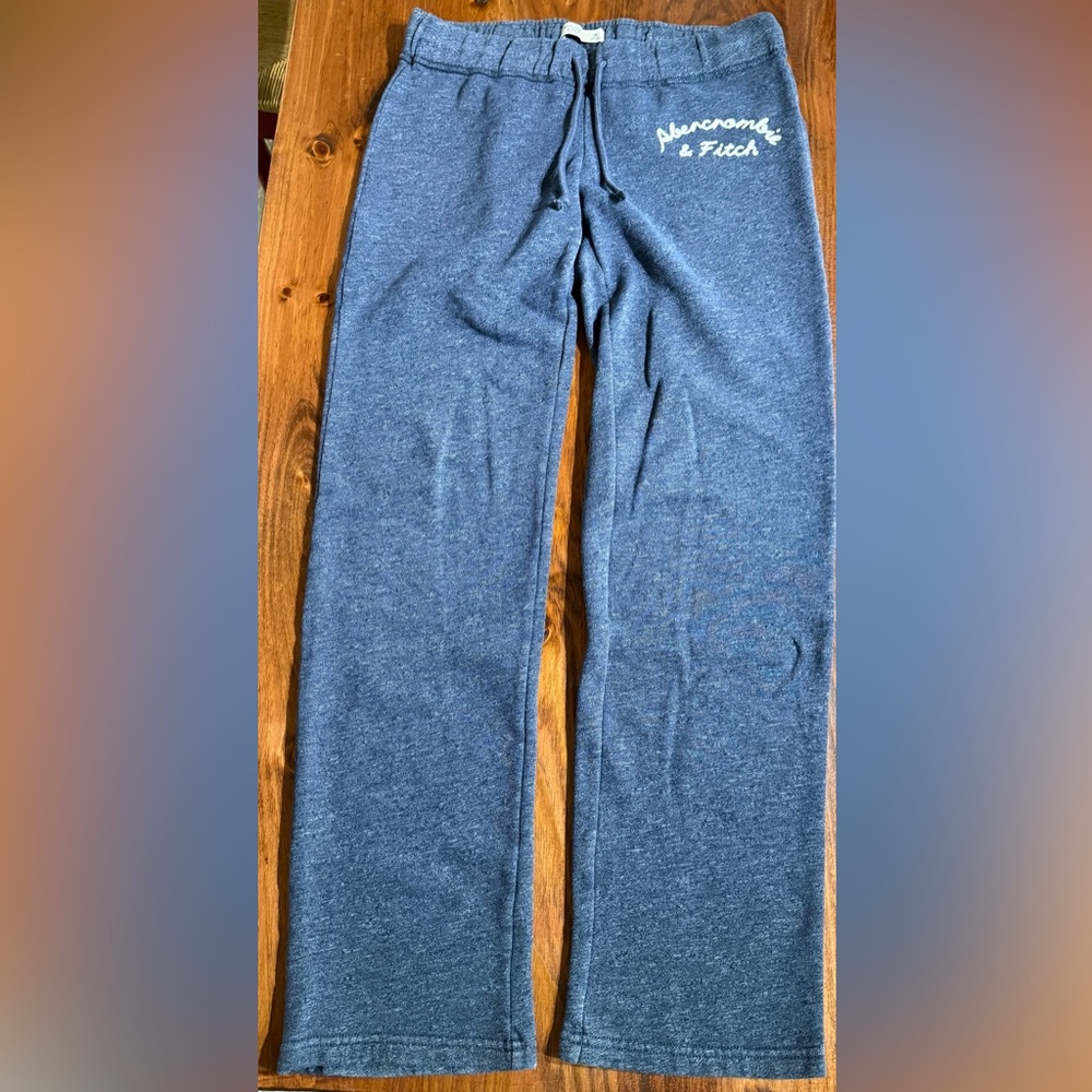 Abercrombie & Fitch Heather Blue Joggers